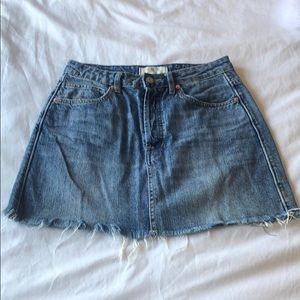 Free People Denim Skirt